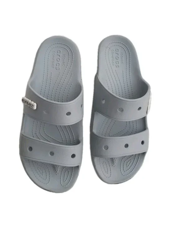 CROCS UNISEX CLASSIC SANDALS LIGHT GRAY  SZ 9 M/11 W - Picture 3 of 5